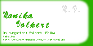 monika volpert business card