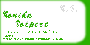 monika volpert business card